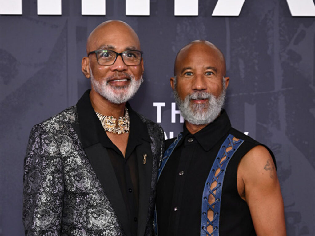 amfAR Board Co-Chair Phill Wilson and Karl McCunez