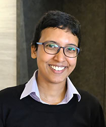 Portrait of Dr. Reena Rajasuriar, associate professor at the University of Malaya and honorary fellow in Melbourne