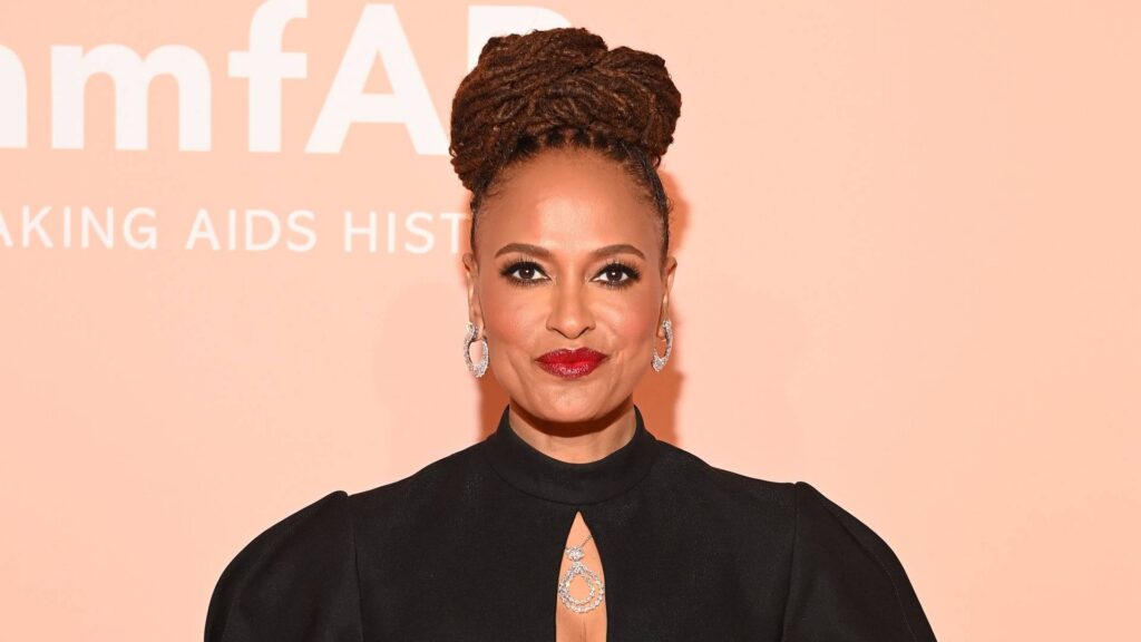Filmmaker Ava DuVernay attends the amfAR Gala Venezia 2023 at the Venice Film Festival, where she was honored with the Award of Inspiration.