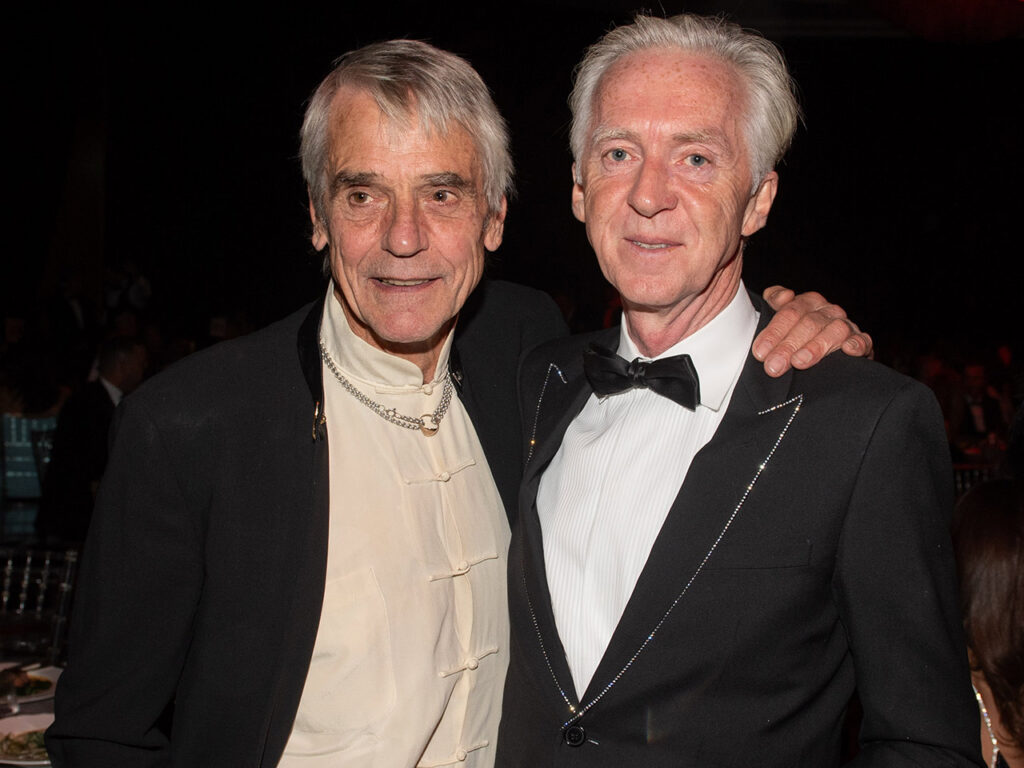 amfAR London 2027 honorees Jeremy Irons and Philip Treacy